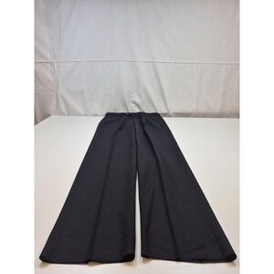 VTG John Alexander Dress Pants Mens 36x36 Black Wool Pleated Classic Fit USA